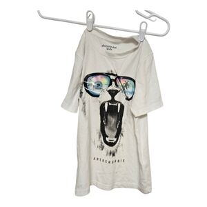 Abercrombie Kids Boys 9/10 Lion Graphic Tee Casual Play